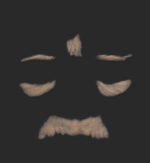 Old Age Prosthetics [Subtil] - Augen, Stirnfalte, Oberlippe